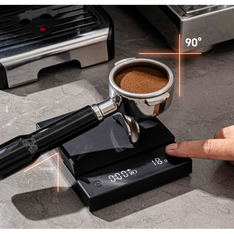 Scale Drip Timer - EYFL-Black Coffee Scale 0.1G Precisie USB