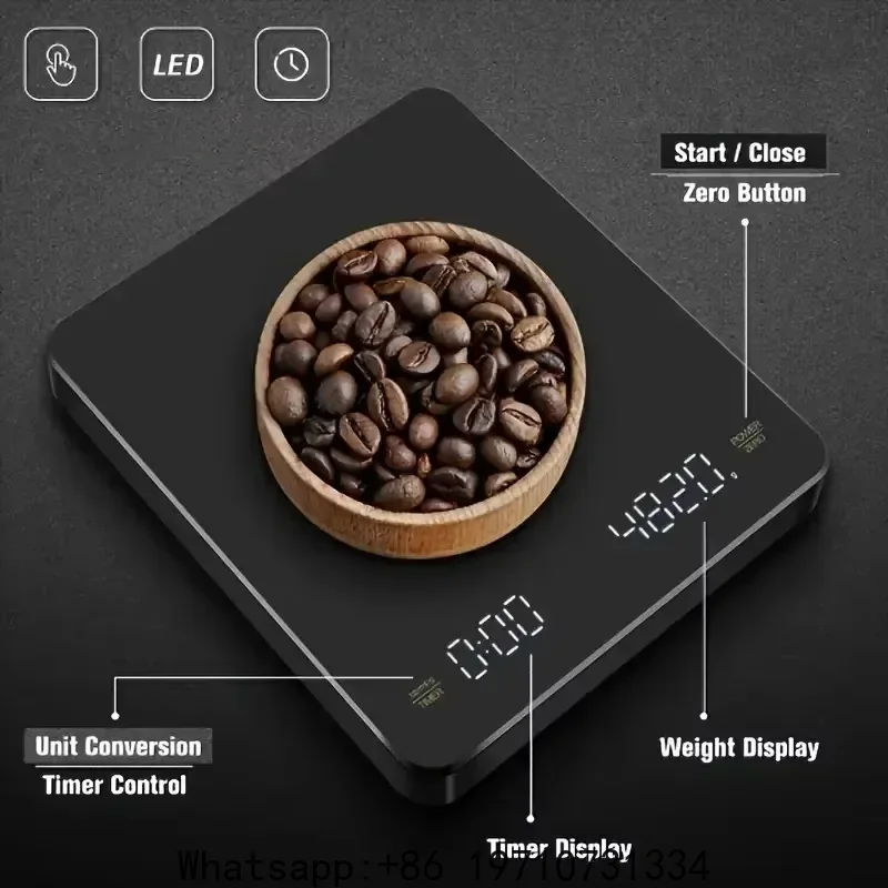 Nieuwe digitale espresso-koffi - Scale Drip Timer recensie en prijs