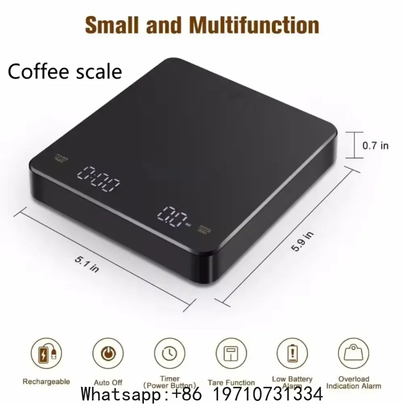 Nieuwe digitale espresso-koffi - Scale Drip Timer recensie en prijs