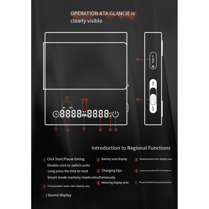 ABMR-Koffieweegschaal 0.1G Pre - Scale Drip Timer recensie en prijs