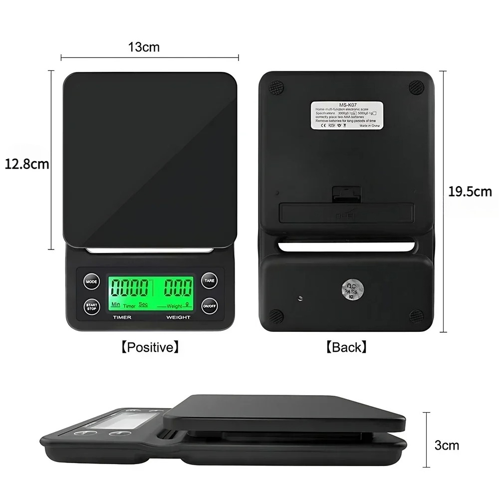 Keukenweegschaal met timer, di - Scale Drip Timer recensie en prijs