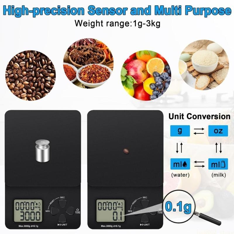 D0AB Koffieweegschaal met time - Scale Drip Timer recensie en prijs