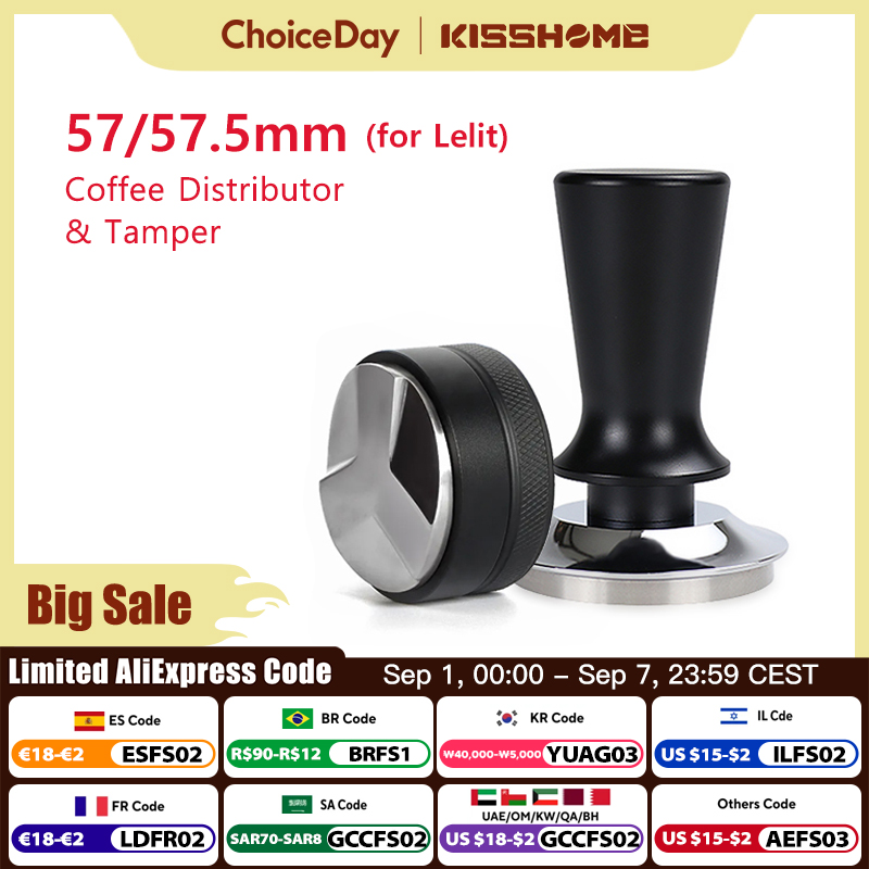 Koffie Sabotage 57mm 57.5mm Co - Espresso Tamper Set recensie en prijs