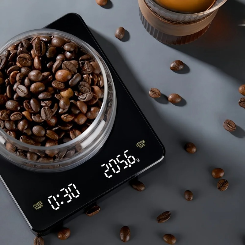 Precisie koffieweegschaal 0,1g - Scale Drip Timer recensie en prijs