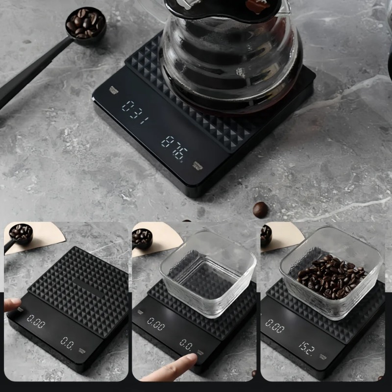 Precisie koffieweegschaal 0,1g - Scale Drip Timer recensie en prijs